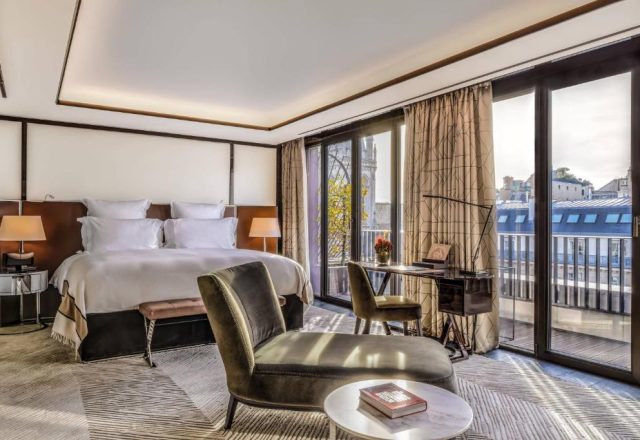 Bulgari Hotel Paris luxury room with a view